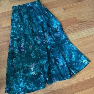 Terra Luna Rayon Batik Maxi Skirt